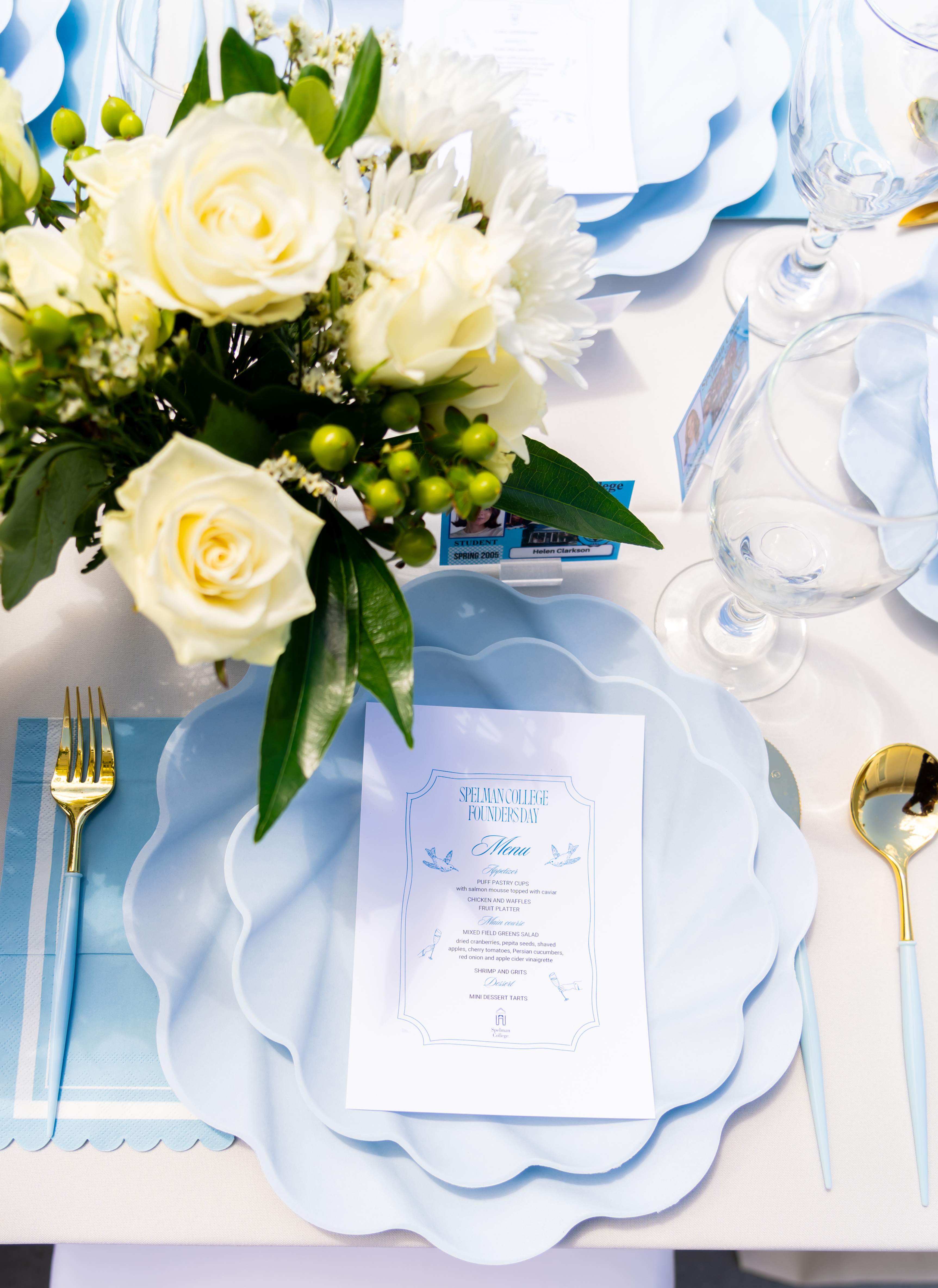 Simply Eco Compostable Table Setting - Sky Blue