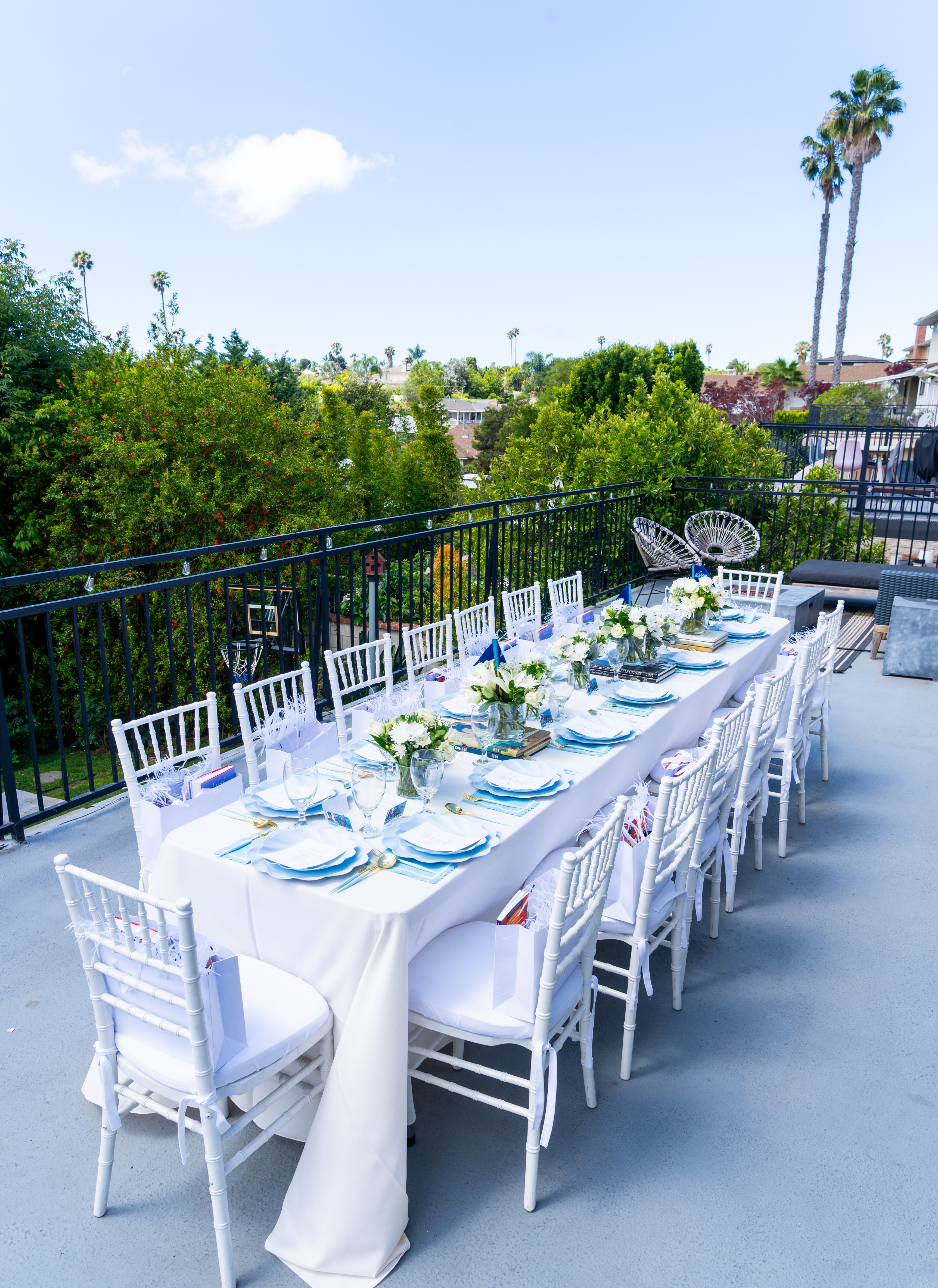 Simply Eco Compostable Table Setting - Sky Blue