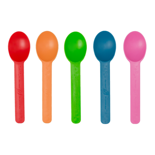 Karat Earth Heavy Weight Bio-Based Spoons, Rainbow - 1,000 pcs